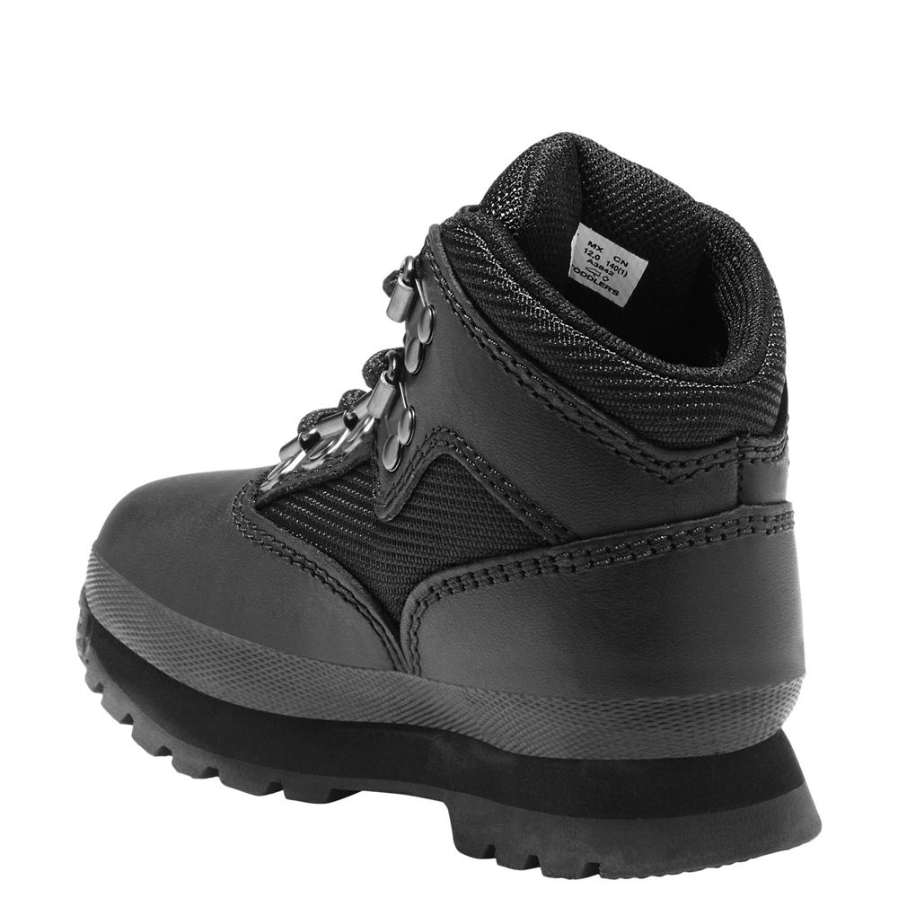 Timberland Kids Snow Boots Toddler Euro Hiker - Black - India GI2746581